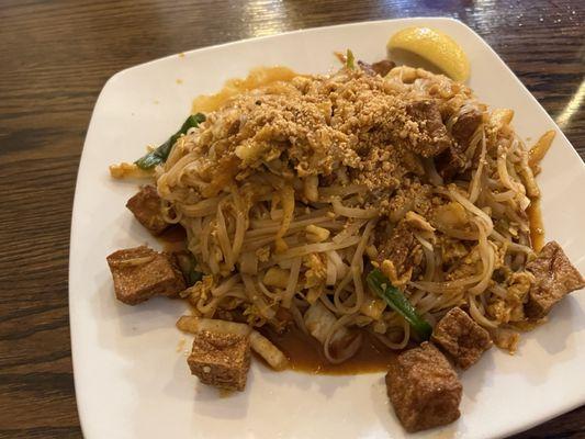 Pad Thai with tofu