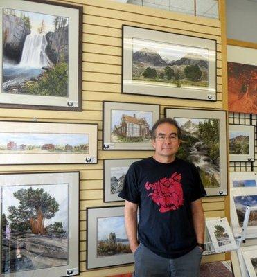 Ron Luce, Owner of Bishop Art Supply &
 Fine Art Gallery