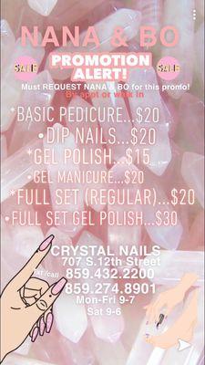 Nail promotion xoxo! Thank me later.