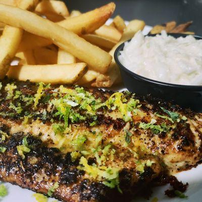 Blackened Citrus Walleye