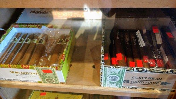 Selection of cigars for purchase