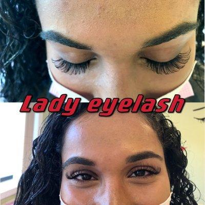 #15 D curl #Thickness lashes #60 pieces per eye #Cat eye