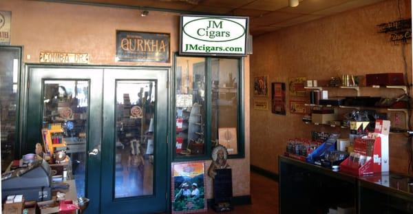 Entrance to our walk in humidor