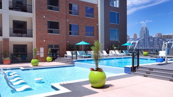 Resort style pool w/ a view!