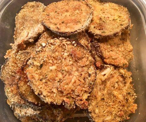 Keto baked eggplant fritters 9.3.17