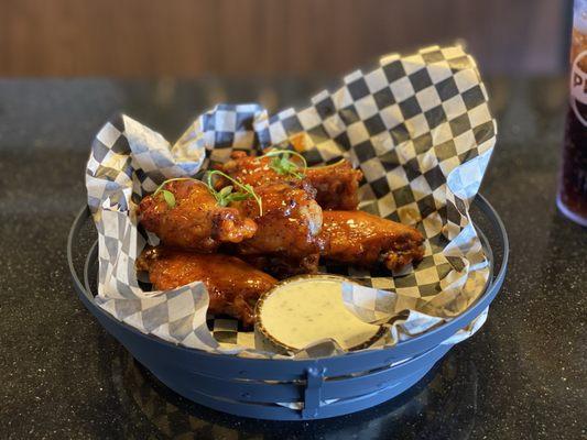 Korean spice chicken wings