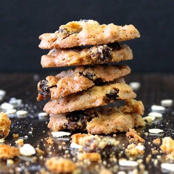 Oatmeal Raisin Cookies (Gluten Free) made with coconut flour and all natural ingredients. YUM!