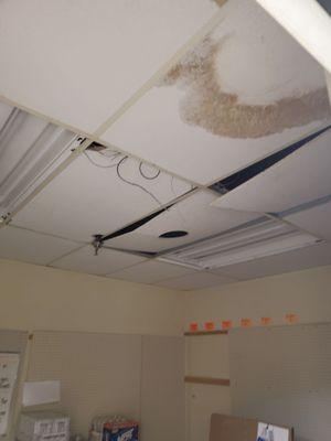 Missing ceiling panels