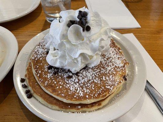 Roo's Special (Chocolate Chip Pancakes)