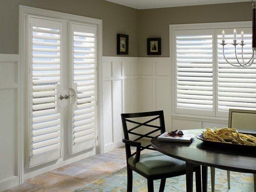 NewStyle® Hybrid Shutters in the Breakfast Nook