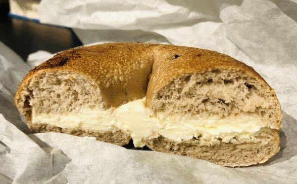 Blueberry Bagel with Cream Cheese