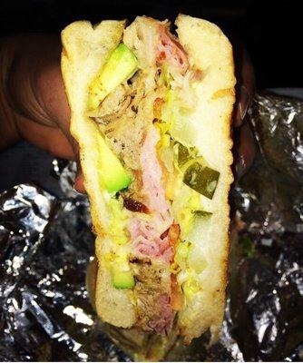 El cubano - specialty sandwich.   Amazing