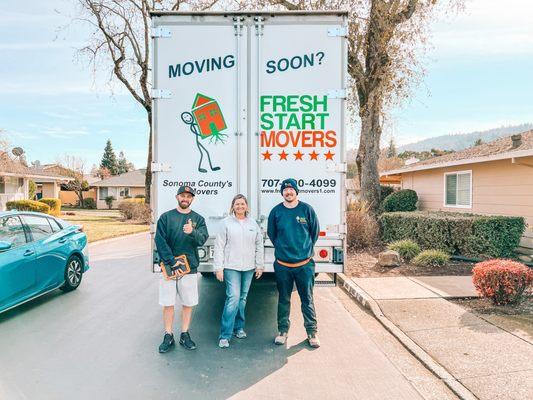 If you are looking for honest and accurate estimates, hard-working true professional movers and a 5-star moving experience! Give us a call!