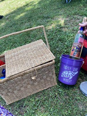 Enjoyed our picnic snacks