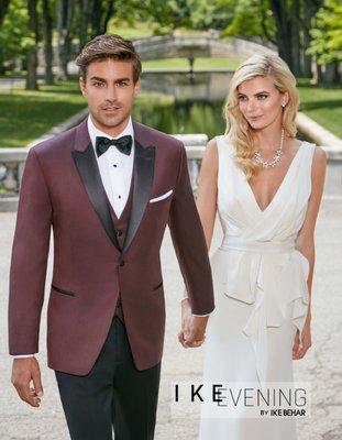 The Burgundy 'Marbella' Tuxedo