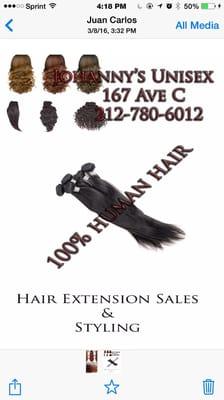 We do wigs....good prices.