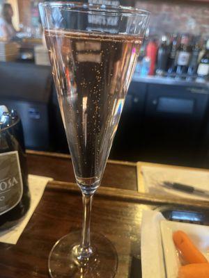 Bar tender recommended brut rose