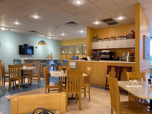 50s style soda fountain layout and a cappuccino bar! Heaven!