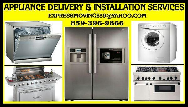 We also offer appliance delivery and installation services. Appliance Movers Lexington Kentucky. Call/Text : 859-396-9866