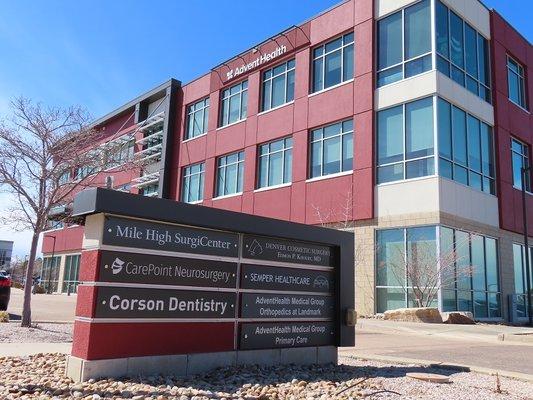 Signboard Corson Dentistry Greenwood Village