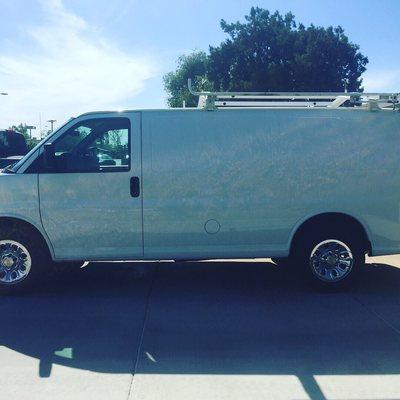 My new van gonna get wrapped ready for business