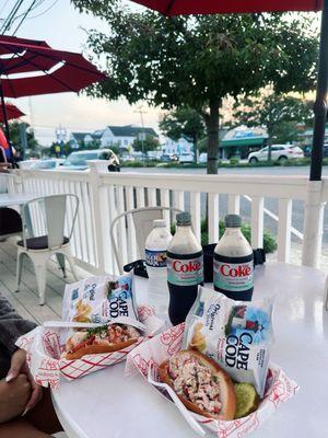 Original Lobster Roll and Lobster Salad Roll