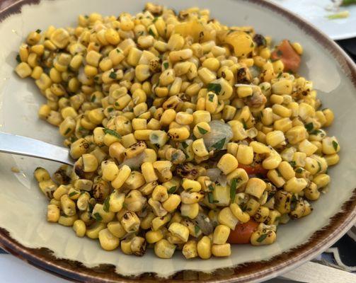 Fresh roasted corn salad