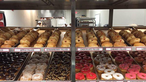 Makes fresh daily. You won't find these donuts in a gas station or at Walmart with an expectation date.