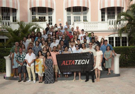 Some of the Alta staff on a company trip to Florida