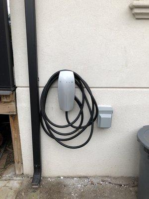 Tesla Charger and NEMA outlet