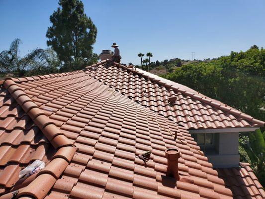 New Concrete Roof Tile Installation 
Eagle Tile
OCEANSIDE