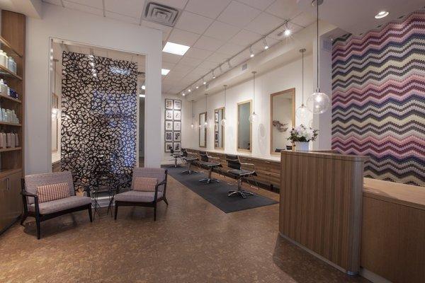 Our quaint, 6-chair salon in the heart of Andersonville