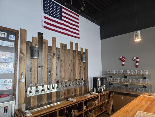 The focal point of our taproom!