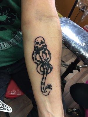 Dark mark tattoo