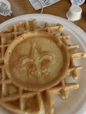 Breakfast time, waffle