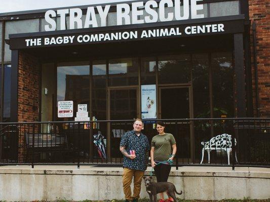 This is when Chemdawg's made a donation of our CBD to Stray Rescue of St. Louis.