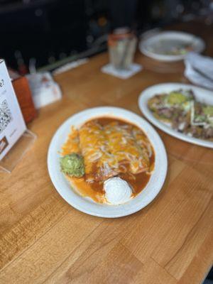 Chicken enchiladas