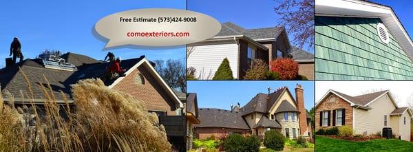 CoMo Premium Exteriors - Roofing, Siding, and Windows - https://comoexteriors.com