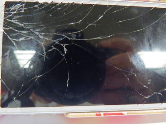 Cracked iPhone