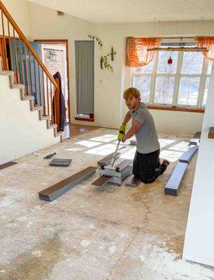 LVT Flooring  installation in Colorado Springs by Bob's Flooring