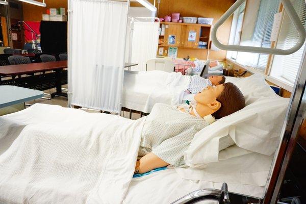 A clinical simulation room at South San Francisco.