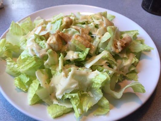 Side Caesar salad.