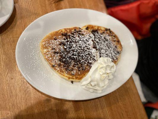 Godiva Chocolate Chip Pancake