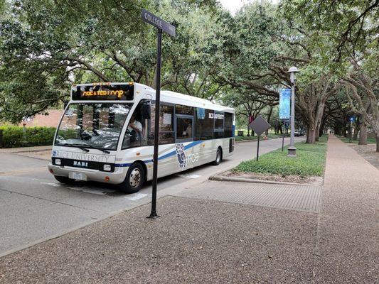 Students need a bus to get around campus!