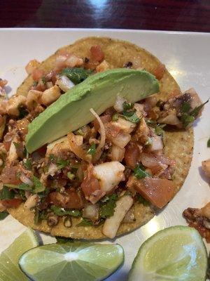 Tostada de Pulpo