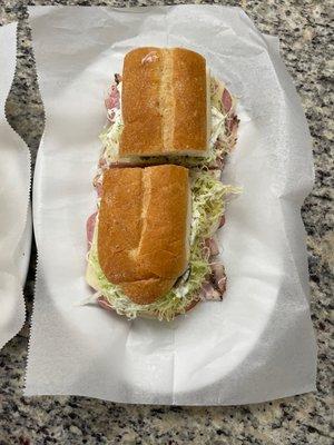 Sandwich  Turkey Cold Hero   1/2