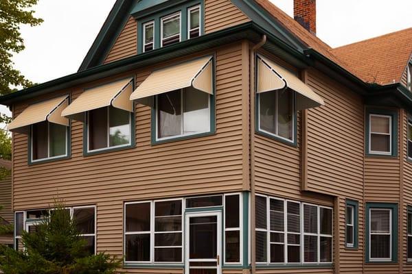 Aluminum Window Awnings - 
 © Awning Place Inc