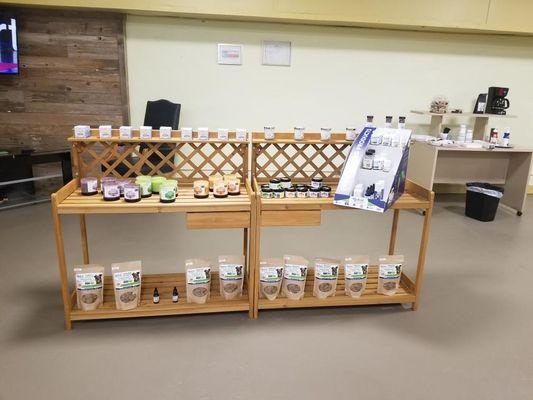 Bath bombs, bath salts, and pet products