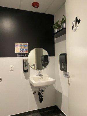 Bathroom is available for our customers!