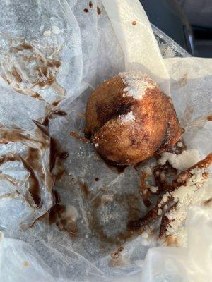 Deep fried Oreo (6 in an order) - so good I forgot to take a picture, glad one was left lol